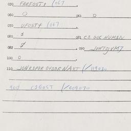 Eastern questionnaire, answ...