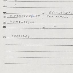 Eastern questionnaire, answ...
