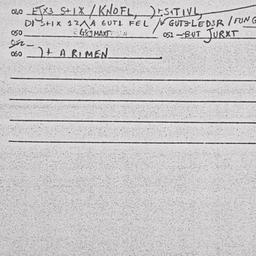Eastern questionnaire, answ...