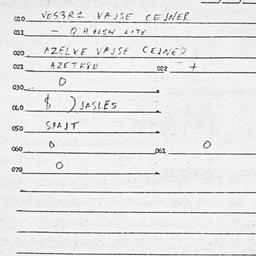 Eastern questionnaire, answ...