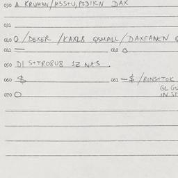 Eastern questionnaire, answ...