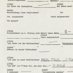 Western questionnaire, answ...