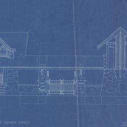 Gate lodge street elevation