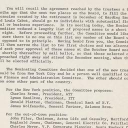 Nominating Committee