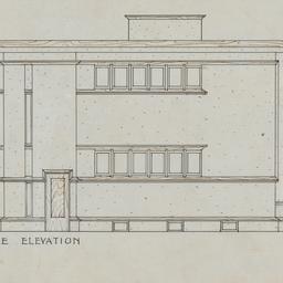 Entrance elevation