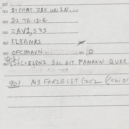 Eastern questionnaire, answ...