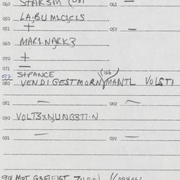 Eastern questionnaire, answ...