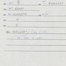 Eastern questionnaire, answ...