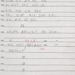 Eastern questionnaire, answ...