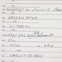 Eastern questionnaire, answ...