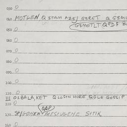 Eastern questionnaire, answ...