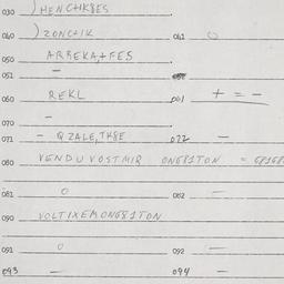 Eastern questionnaire, answ...