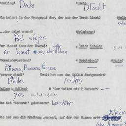 Western questionnaire, answ...