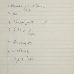 Eastern questionnaire, blue...