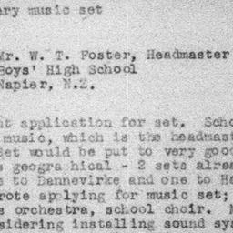Carnegie Turn-Downs, Music ...