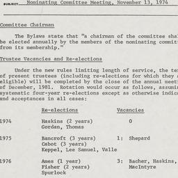 Nominating Committee