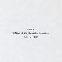 Executive Committee Meeting