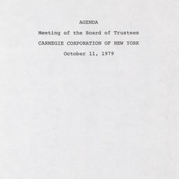 Meeting of the Board of Tru...