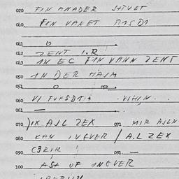 Eastern questionnaire, answ...