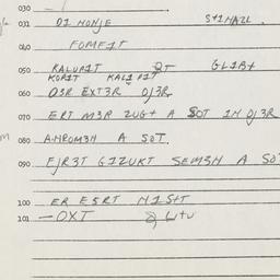 Eastern questionnaire, answ...