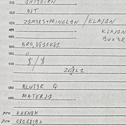 Eastern questionnaire, answ...