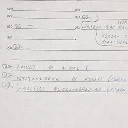 Eastern questionnaire, answ...