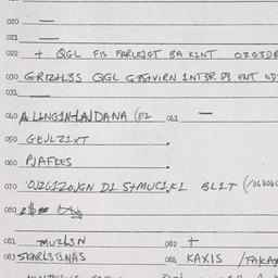 Eastern questionnaire, answ...