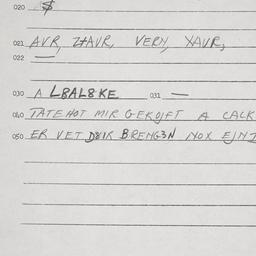Eastern questionnaire, answ...