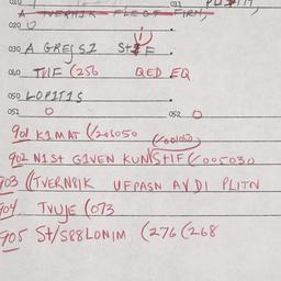 Eastern questionnaire, answ...