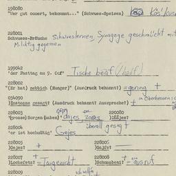 Western questionnaire, answ...