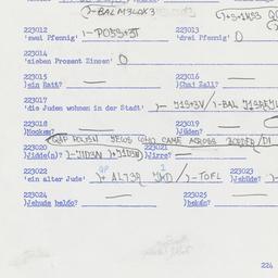 Western questionnaire, answ...