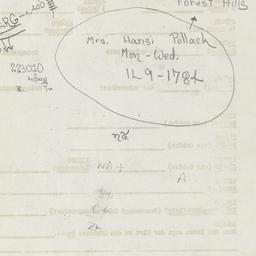 Western questionnaire, answ...