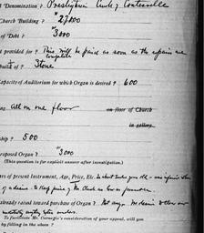 Carnegie Church Organs, Coa...