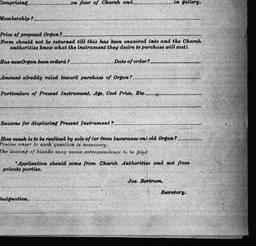 Application form for Carneg...