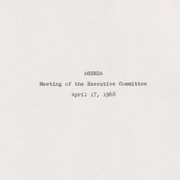 Executive Committee Meeting