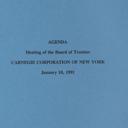 Meeting of the Board of Tru...