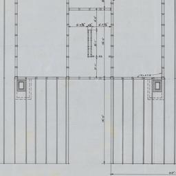 Roof rafter plan