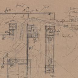 Exhibition layout plan [recto]