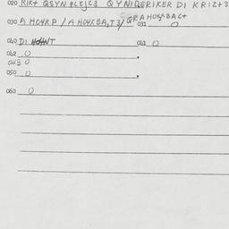 Eastern questionnaire, answ...