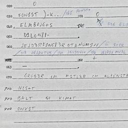 Eastern questionnaire, answ...