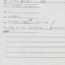 Eastern questionnaire, answ...