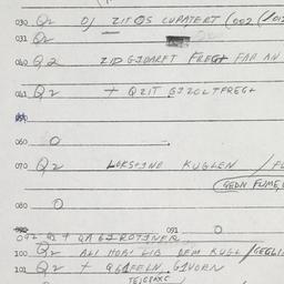 Eastern questionnaire, answ...