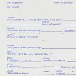 Western questionnaire, answ...