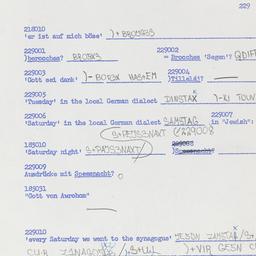 Western questionnaire, answ...