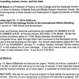 Announcements, 2002-04-15. ...