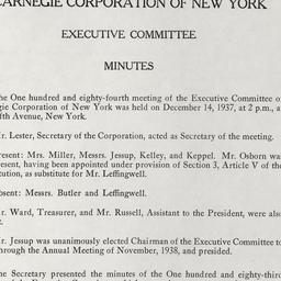 Executive Committee Meeting