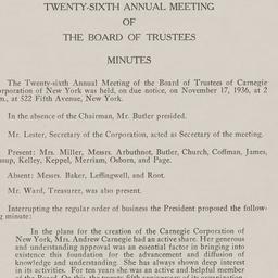 Board Meeting - 26th Annual...