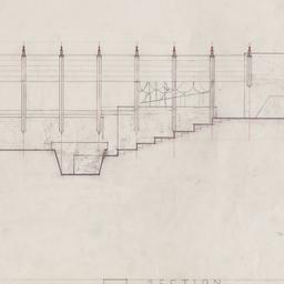 Pavilion longitudinal section