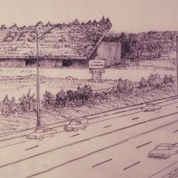 Perspective drawing.