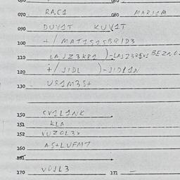 Eastern questionnaire, answ...